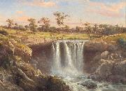 Louis Buvelot One of the Falls of the Wannon Sweden oil painting artist